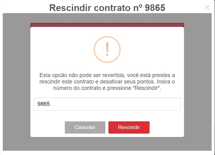 Confirmar rescisão de contrato no ISPFY | Sistema para provedor.