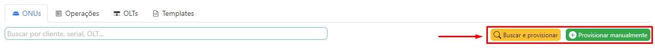 Provisionar ONU na Web.