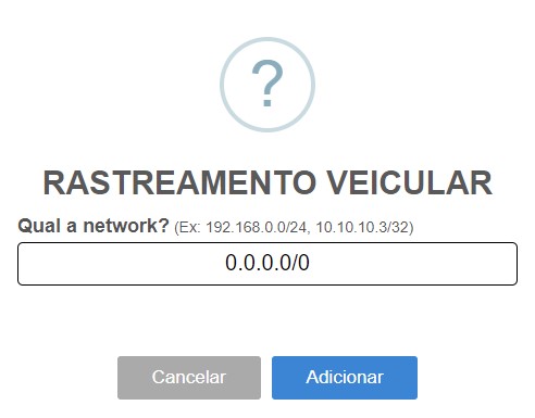 Adicionar network para rastreamento veicular no ISPFY | Sistema para provedor.