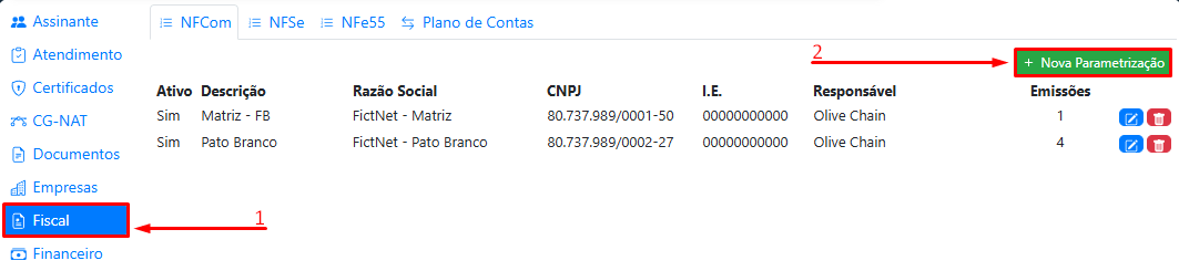 Configurar nova parametrização fiscal no ISPFY.
