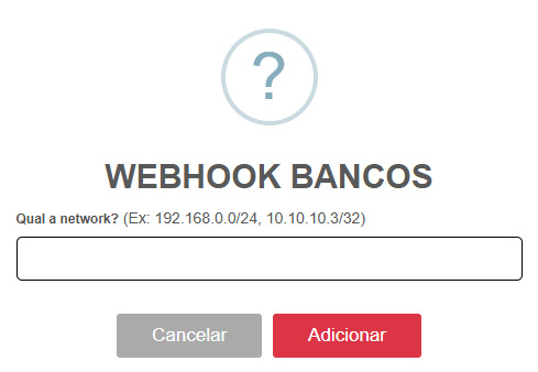 Adicionar Network.